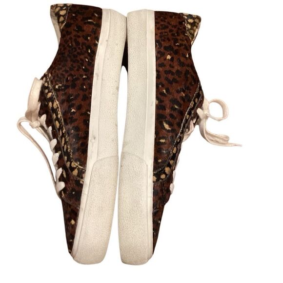 Madewell Sidewalk Low-Top Sneakers in Painted Leopard Colorblock Calf Hair 8 - Picture 11 of 11